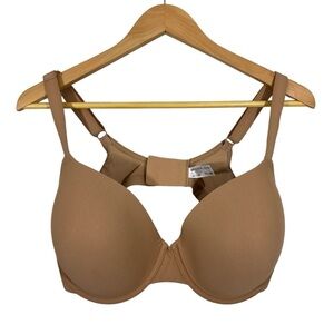 Wacoal Shape Revelation Shallow Top Underwire T-Shirt Bra 40DDD Beige 853387 EUC